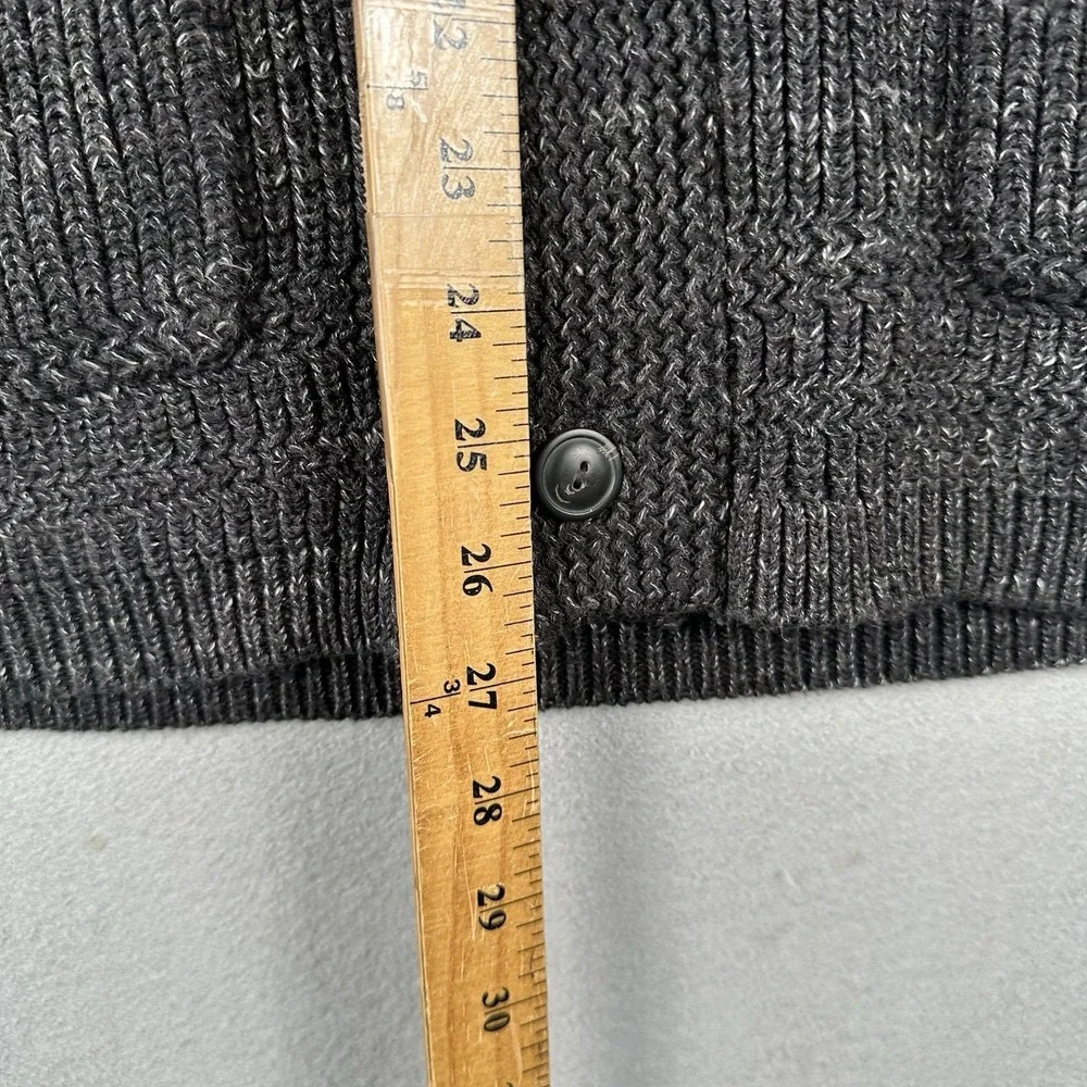 Polo Ralph Lauren Shawl Collar Cardigan Sweater Men's XL Heathered Gray Knit